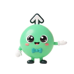 Pip, the TrustChain guide, pointing to the side
